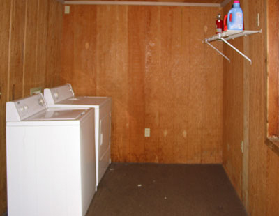 Greenwater laundry room