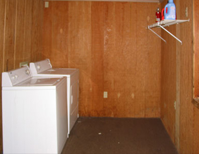 Greenwater laundry room